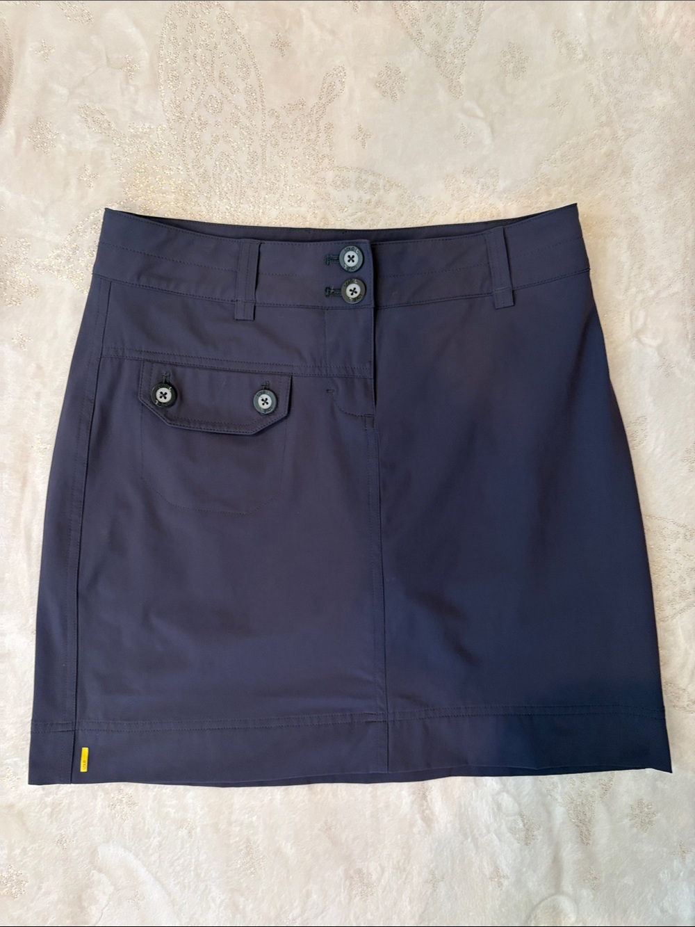 Lole Gray Athletic Skort Size 4 Like New Quick Dry Water Repellent Hiking Golf